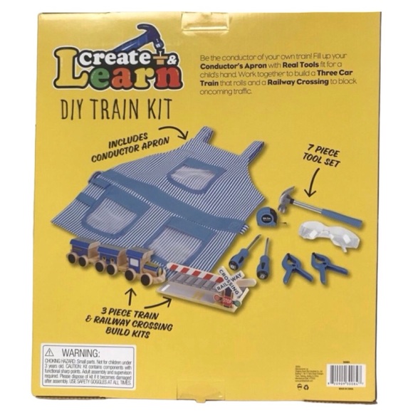 Create & Learn DIY Train Project Kit (NWT) - Picture 2 of 3